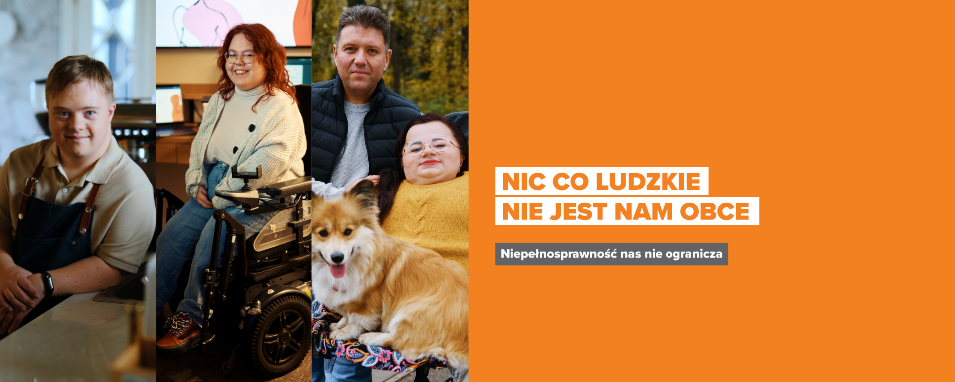 Zdjęcia bohaterów kampanii Nic co ludzkie nie jest nam obce - Kuby, Julki i Bogusi